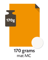 170 grams mat