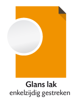 Eenzijdig Glimmend afwerking  